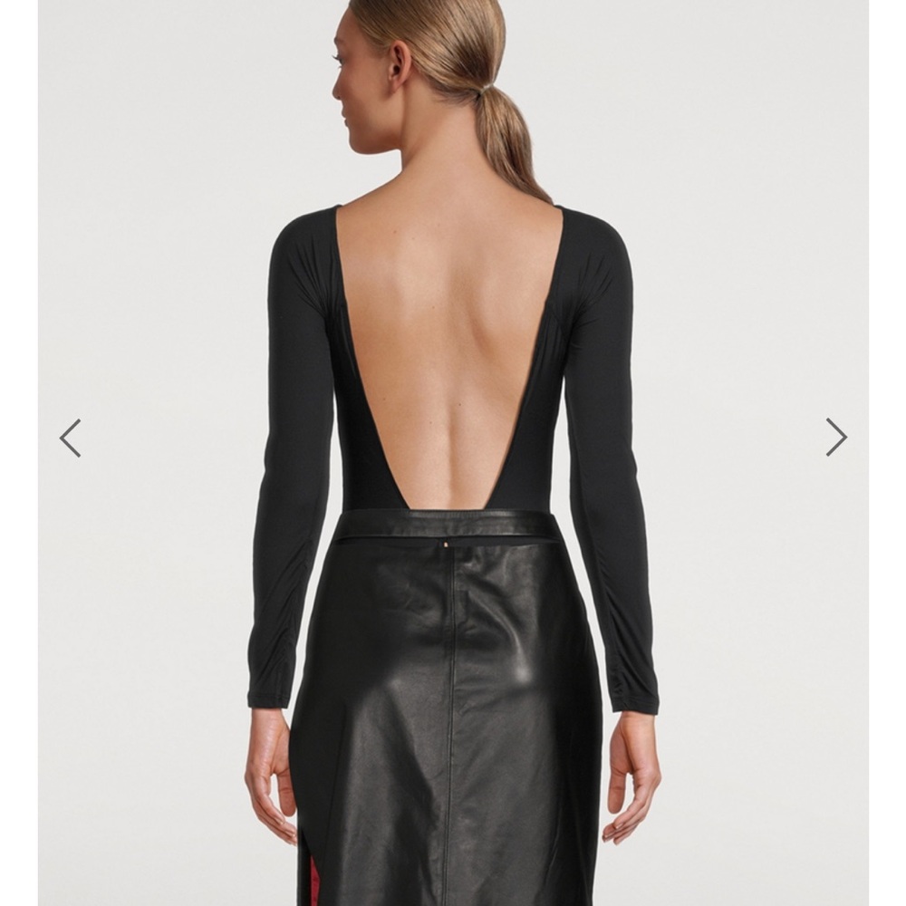 Black Backless body suit - brand new